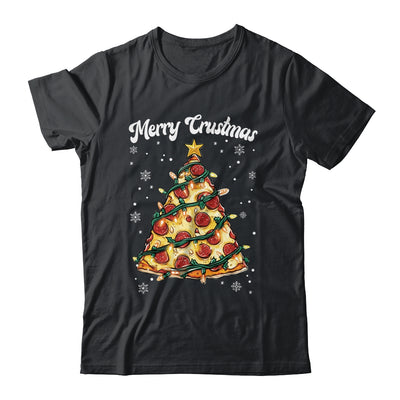 Merry Crustmas Pizza Christmas Tree Xmas Kids Men Women Shirt & Sweatshirt | teecentury