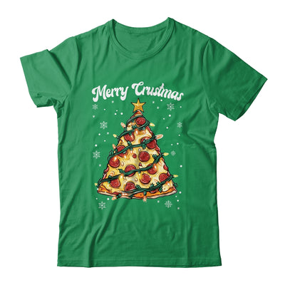 Merry Crustmas Pizza Christmas Tree Xmas Kids Men Women Shirt & Sweatshirt | teecentury
