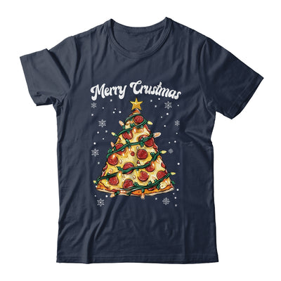 Merry Crustmas Pizza Christmas Tree Xmas Kids Men Women Shirt & Sweatshirt | teecentury