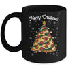 Merry Crustmas Pizza Christmas Tree Xmas Kids Men Women Mug | teecentury