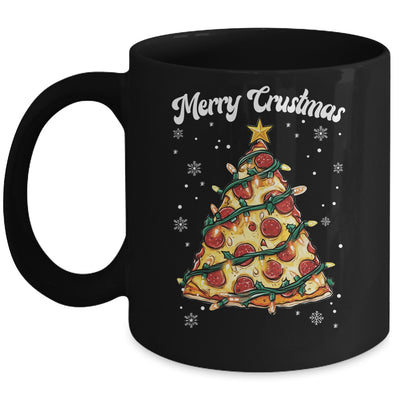 Merry Crustmas Pizza Christmas Tree Xmas Kids Men Women Mug | teecentury