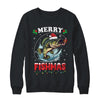 Merry Fishmas Fish Funny Fishing Christmas Dad Men Shirt & Sweatshirt | teecentury