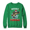 Merry Fishmas Fish Funny Fishing Christmas Dad Men Shirt & Sweatshirt | teecentury