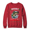 Merry Fishmas Fish Funny Fishing Christmas Dad Men Shirt & Sweatshirt | teecentury