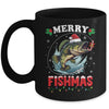 Merry Fishmas Fish Funny Fishing Christmas Dad Men Mug | teecentury