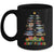 Merry Fishmas Funny Christmas Tree Lights Fishing Rod Fish Mug | teecentury