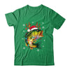 Merry Fishmas Santa Fishing Funny Fisherman Lovers Christmas Shirt & Sweatshirt | teecentury