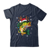 Merry Fishmas Santa Fishing Funny Fisherman Lovers Christmas Shirt & Sweatshirt | teecentury