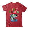 Merry Fishmas Santa Fishing Lovers Funny Fisherman Christmas Shirt & Sweatshirt | teecentury