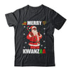 Merry Kwanzaa Santa Black Christmas African American Shirt & Sweatshirt | teecentury