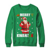 Merry Kwanzaa Santa Black Christmas African American Shirt & Sweatshirt | teecentury