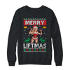 Merry Liftmas Ugly Christmas Miss Santa Gym Workout Shirt & Sweatshirt | teecentury