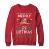 Merry Liftmas Ugly Christmas Miss Santa Gym Workout Shirt & Sweatshirt | teecentury