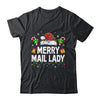 Merry Mail Lady Christmas Santa Postal Worker Mail Carrier Shirt & Sweatshirt | teecentury