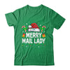 Merry Mail Lady Christmas Santa Postal Worker Mail Carrier Shirt & Sweatshirt | teecentury