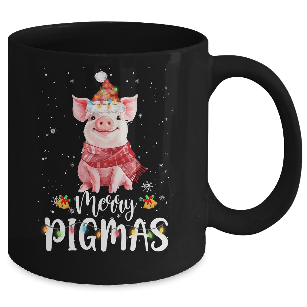 Merry Pigmas Funny Pig Christmas Pajama For Pig Lover Mug Coffee Mug | Teecentury.com