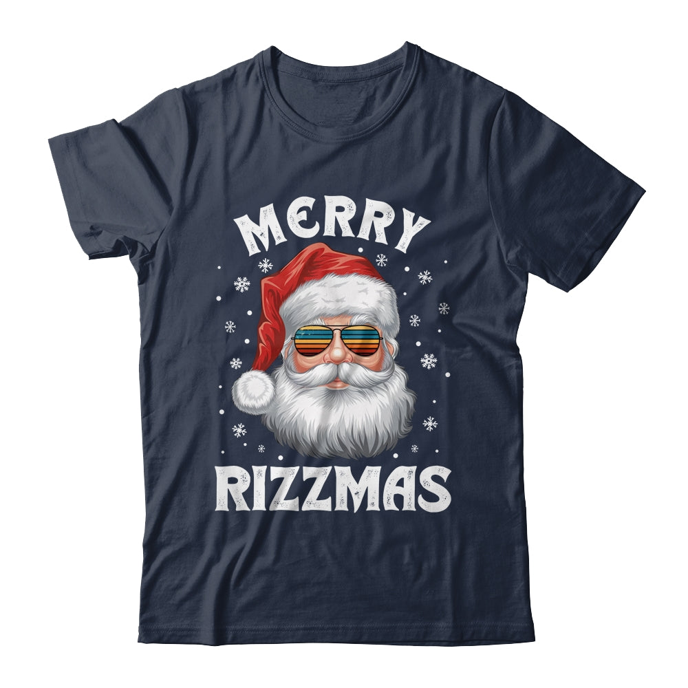 Merry Rizzmas Funny Christmas Santa Claus Kids Teens School Shirt & Sweatshirt | teecentury
