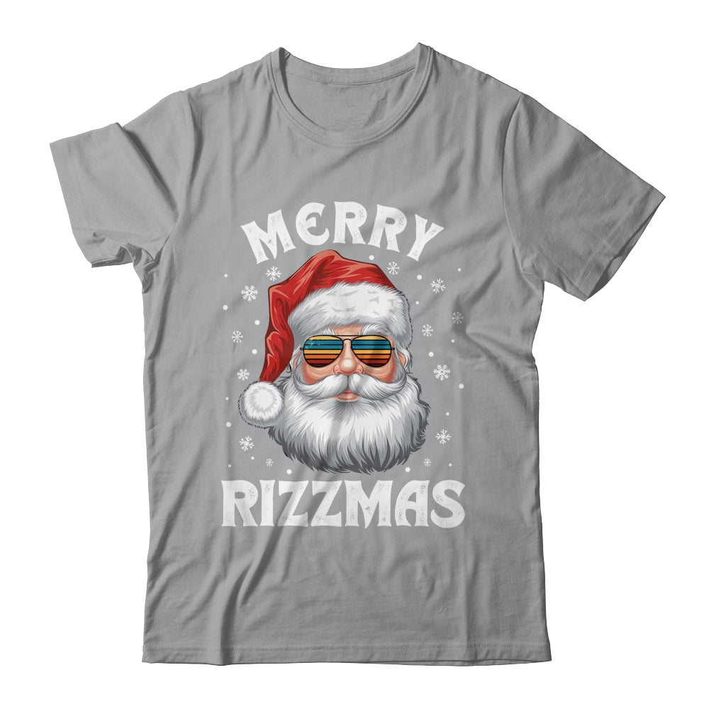Merry Rizzmas Funny Christmas Santa Claus Kids Teens School Shirt & Sweatshirt | teecentury
