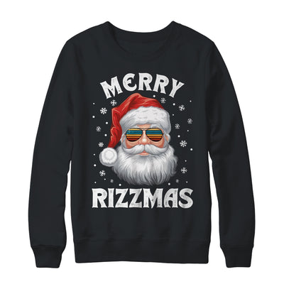 Merry Rizzmas Funny Christmas Santa Claus Kids Teens School Shirt & Sweatshirt | teecentury
