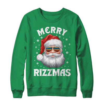 Merry Rizzmas Funny Christmas Santa Claus Kids Teens School Shirt & Sweatshirt | teecentury