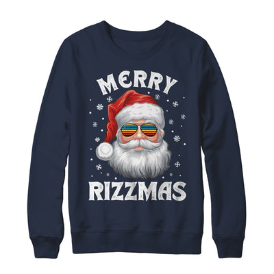 Merry Rizzmas Funny Christmas Santa Claus Kids Teens School Shirt & Sweatshirt | teecentury