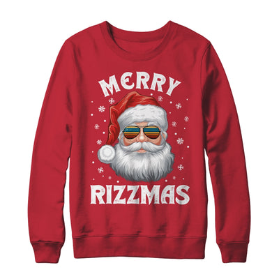 Merry Rizzmas Funny Christmas Santa Claus Kids Teens School Shirt & Sweatshirt | teecentury