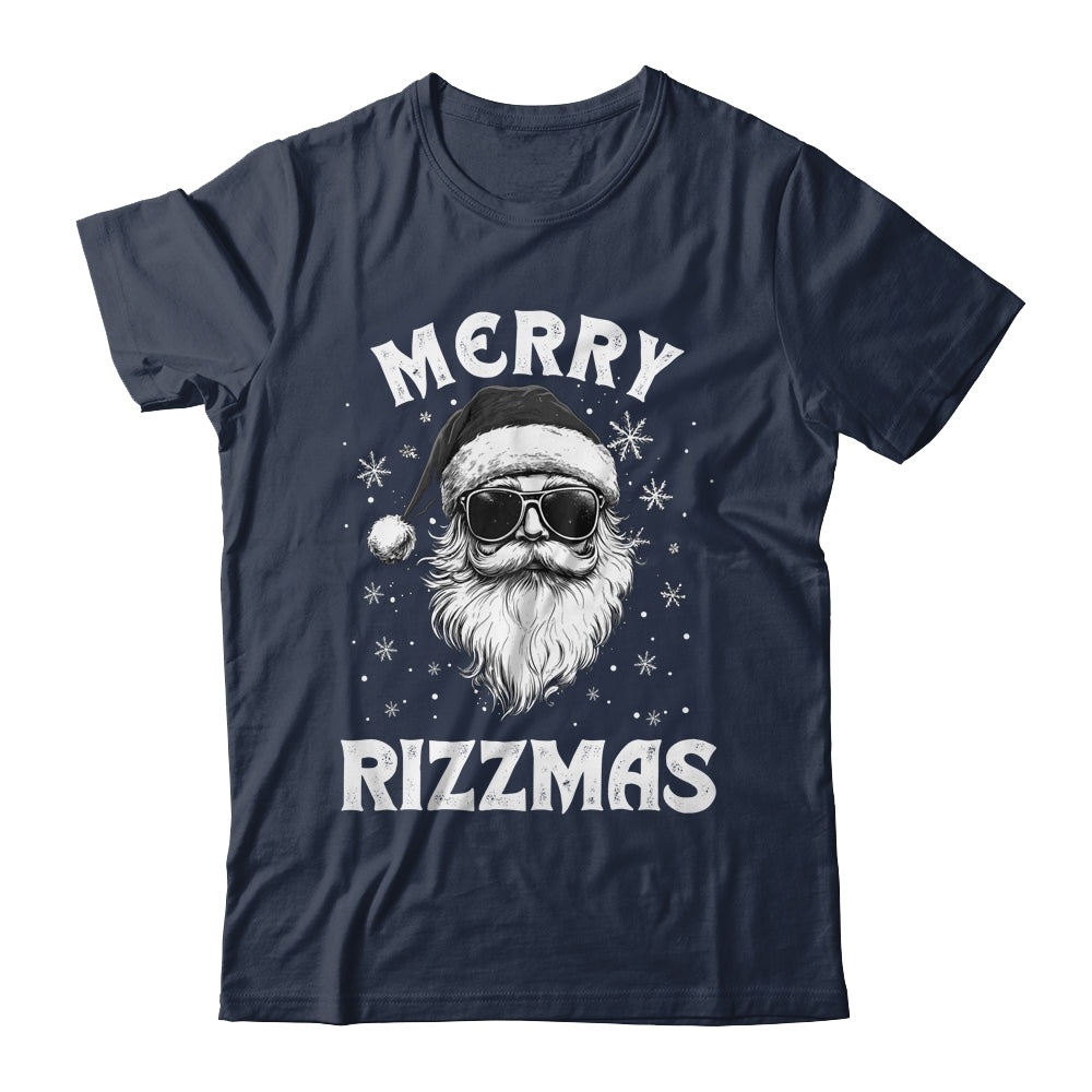 Merry Rizzmas Kids Teens School Funny Christmas Santa Claus Shirt & Sweatshirt | teecentury