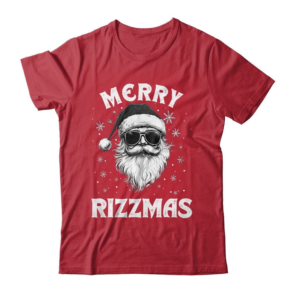 Merry Rizzmas Kids Teens School Funny Christmas Santa Claus Shirt & Sweatshirt | teecentury