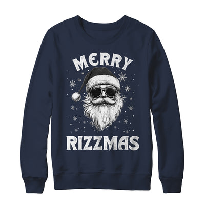 Merry Rizzmas Kids Teens School Funny Christmas Santa Claus Shirt & Sweatshirt | teecentury