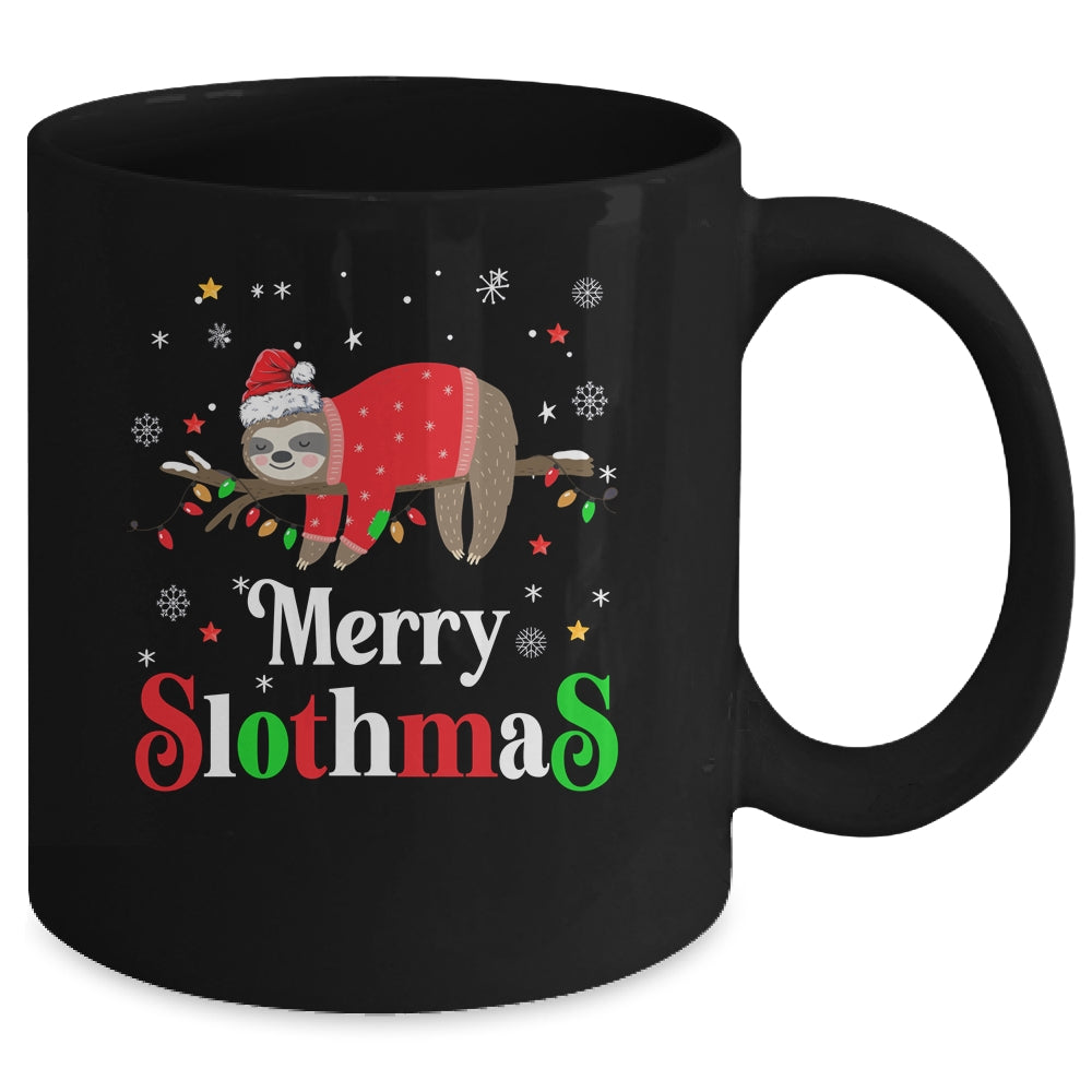 Merry Slothmas Sloth Xmas Merry Christmas For Sloth Lovers Mug | teecentury