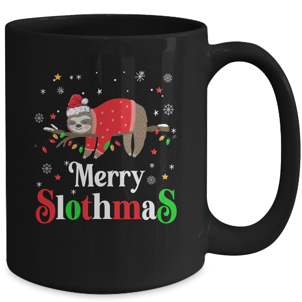 Merry Slothmas Sloth Xmas Merry Christmas For Sloth Lovers Mug | teecentury