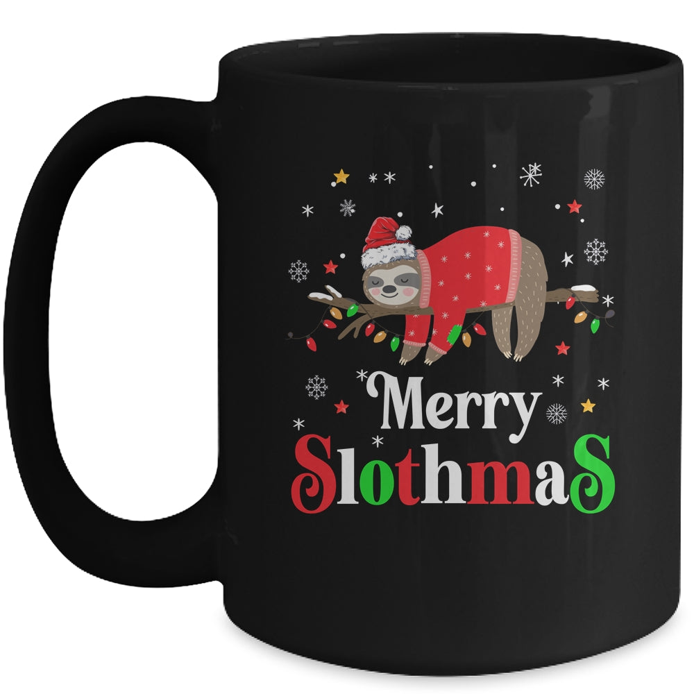 Merry Slothmas Sloth Xmas Merry Christmas For Sloth Lovers Mug | teecentury