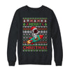 Merry Ugly Christmas Santa Hat Astronaut Riding Rocket Xmas Shirt & Sweatshirt | teecentury