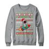 Merry Ugly Christmas Santa Hat Astronaut Riding Rocket Xmas Shirt & Sweatshirt | teecentury