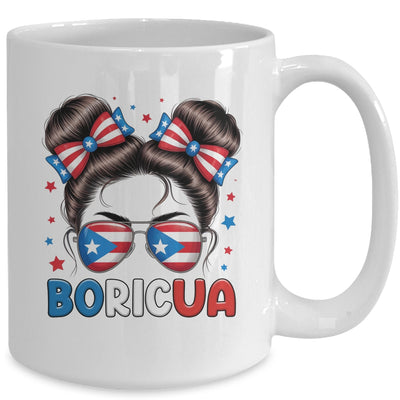 Messy Bun Puerto Rican Boricua Puerto Rico Hispanic Heritage Mug | teecentury