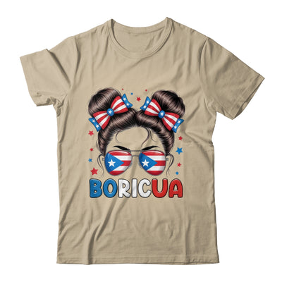 Messy Bun Puerto Rican Boricua Puerto Rico Hispanic Heritage Shirt & Tank Top | teecentury