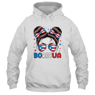 Messy Bun Puerto Rican Boricua Puerto Rico Hispanic Heritage Shirt & Tank Top | teecentury