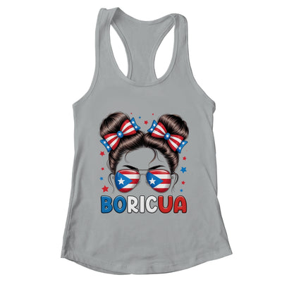 Messy Bun Puerto Rican Boricua Puerto Rico Hispanic Heritage Shirt & Tank Top | teecentury
