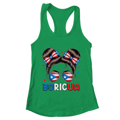Messy Bun Puerto Rican Boricua Puerto Rico Hispanic Heritage Shirt & Tank Top | teecentury
