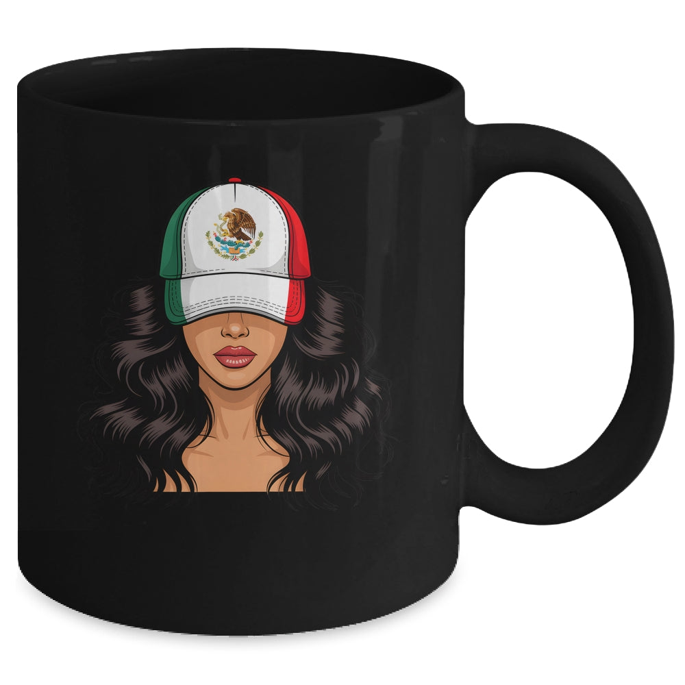 Mexican Girl Mexico Flag Proud Mexican Women Mug | teecentury