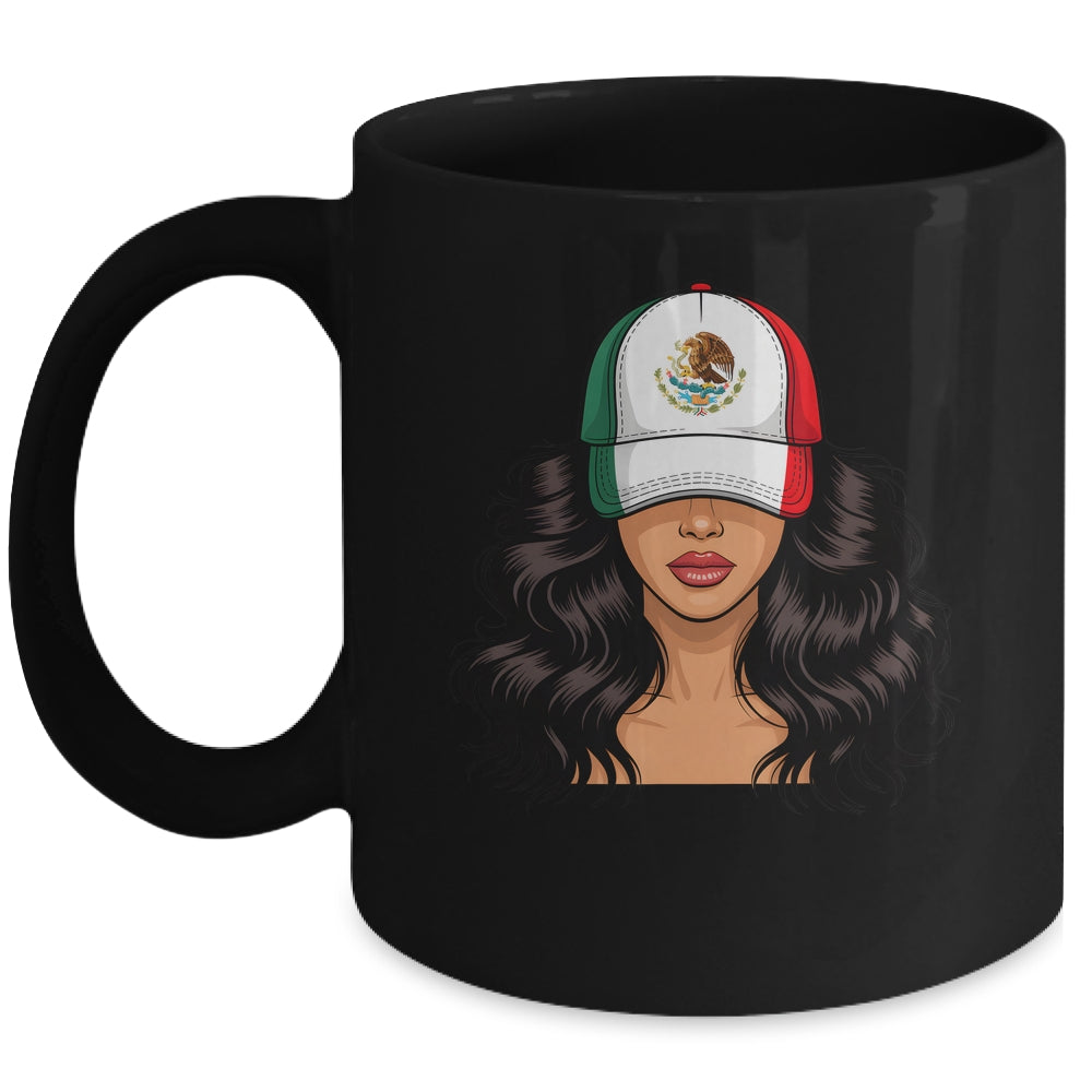Mexican Girl Mexico Flag Proud Mexican Women Mug | teecentury