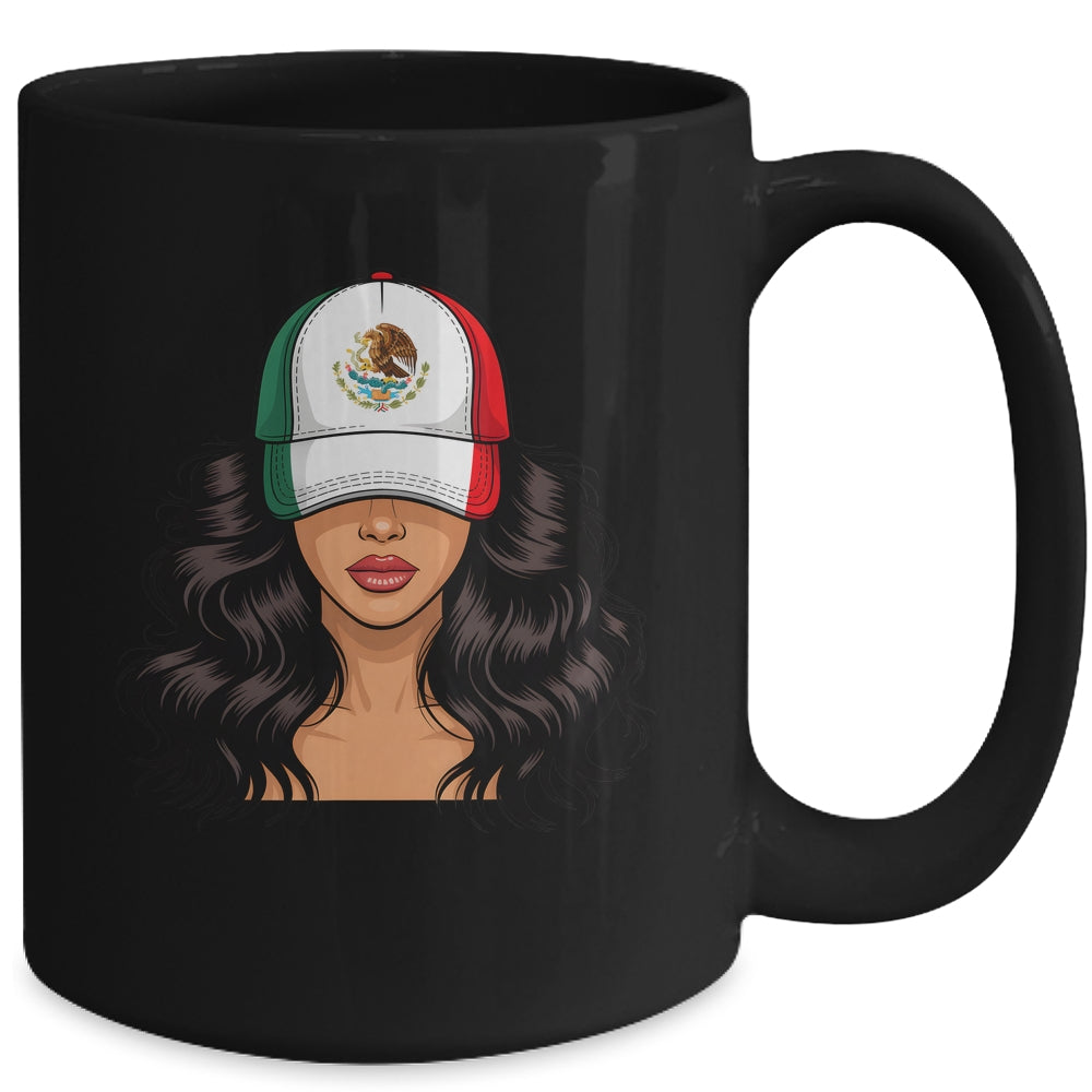 Mexican Girl Mexico Flag Proud Mexican Women Mug | teecentury