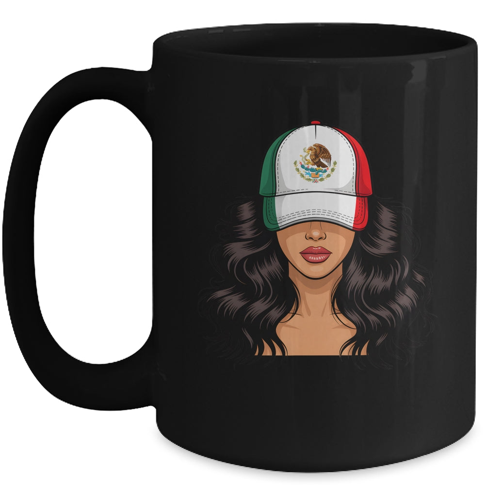 Mexican Girl Mexico Flag Proud Mexican Women Mug | teecentury