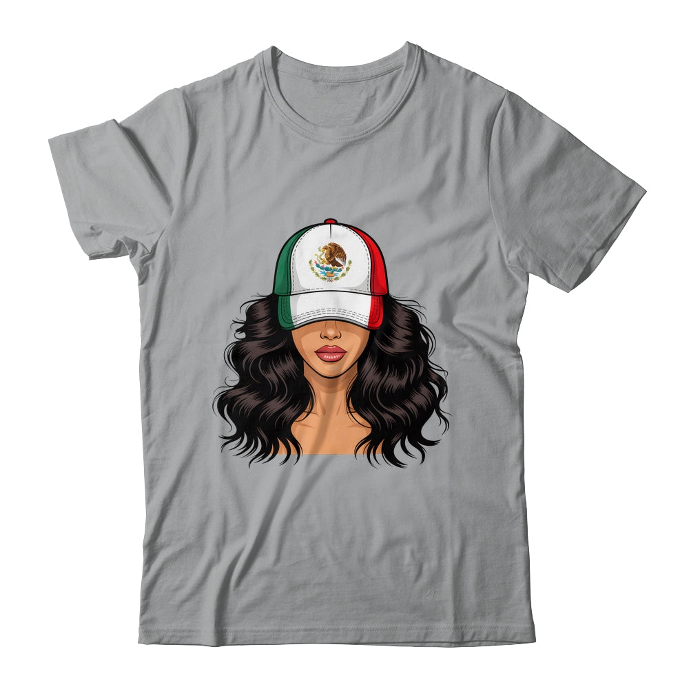 Mexican Girl Mexico Flag Proud Mexican Women Shirt & Tank Top | teecentury
