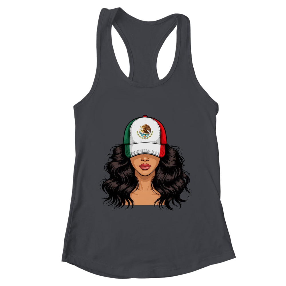 Mexican Girl Mexico Flag Proud Mexican Women Shirt & Tank Top | teecentury