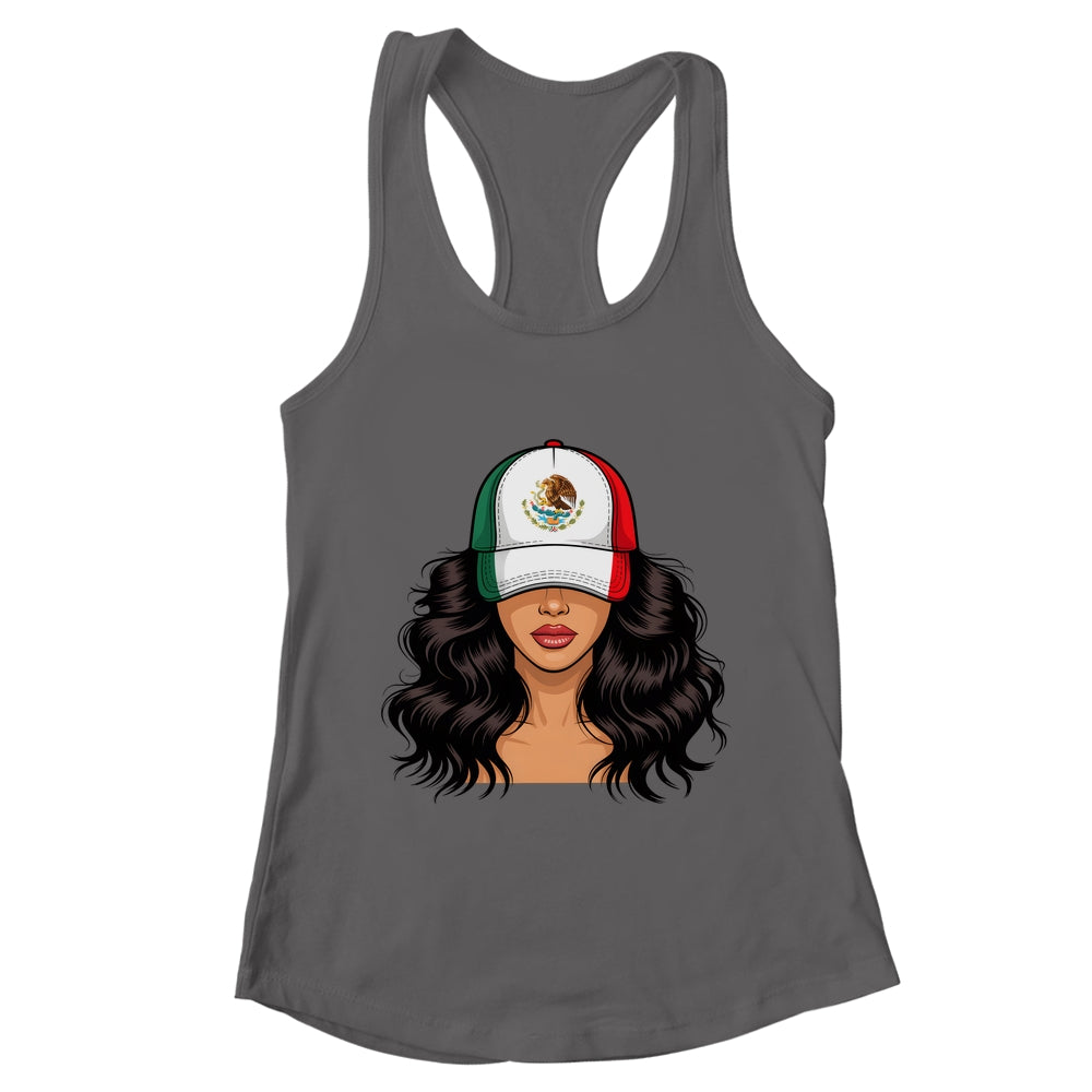 Mexican Girl Mexico Flag Proud Mexican Women Shirt & Tank Top | teecentury