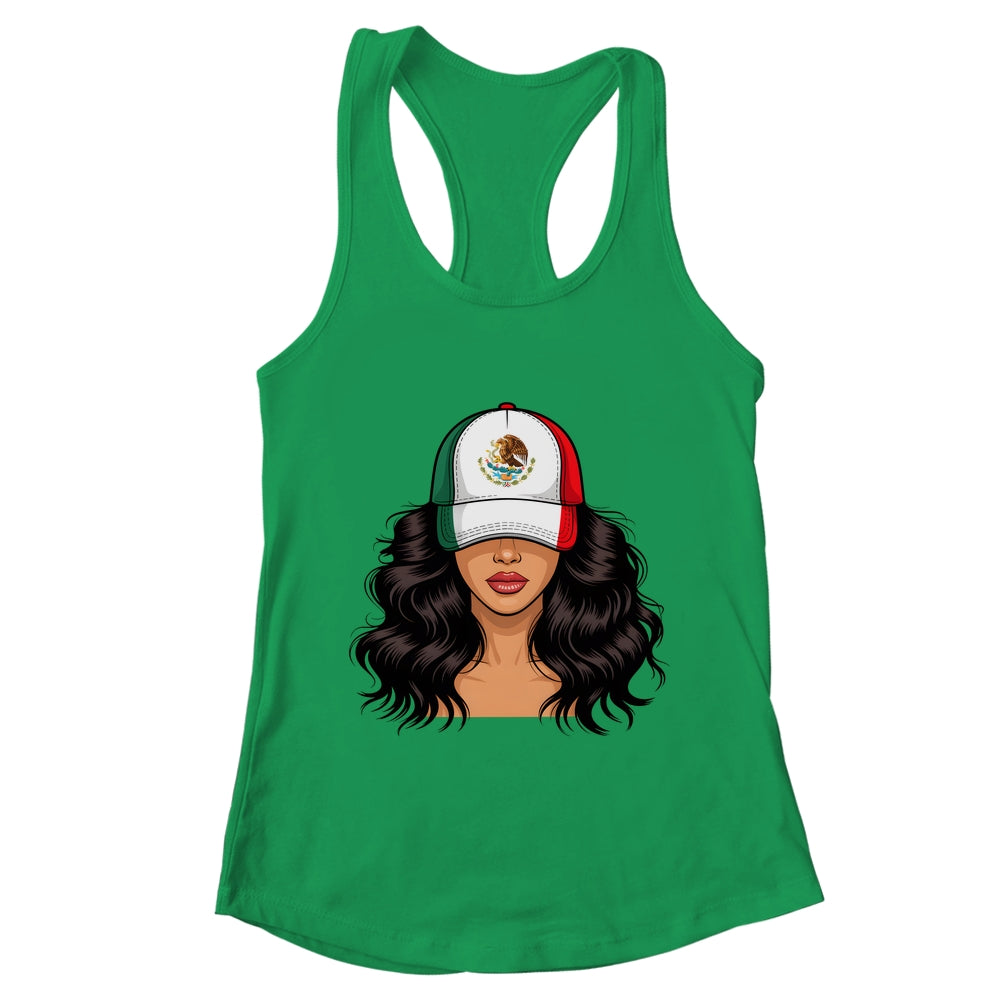Mexican Girl Mexico Flag Proud Mexican Women Shirt & Tank Top | teecentury