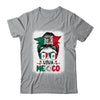 Mexican Independence Funny Viva Mexico Messy Bun Hair Shirt & Tank Top | teecentury