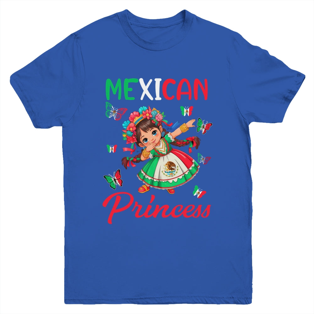 Mexican Princess Flag Latina Mexicana For Girls Kids Youth Shirt | teecentury