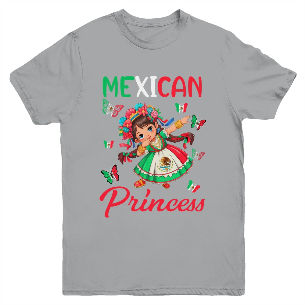 Mexican Princess Flag Latina Mexicana For Girls Kids Youth Shirt | teecentury